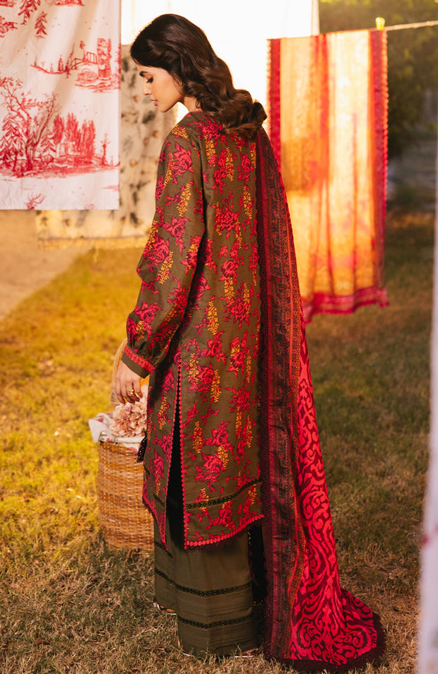Asimjofa - Asim Jofa Printed Lawn'25 Vol-III Suits Unstitched 3 Piece - Summer Collection - aubranz.com