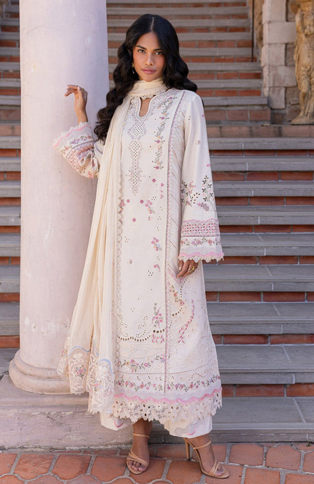 Qalamkar - Qline Lawn'25 By Qalamkar Embroidered Suits Unstitched 3 Piece - Summer Collection - aubranz.com