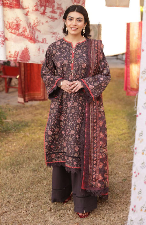 Asimjofa - Asim Jofa Printed Lawn'25 Vol-III Suits Unstitched 3 Piece - Summer Collection - aubranz.com