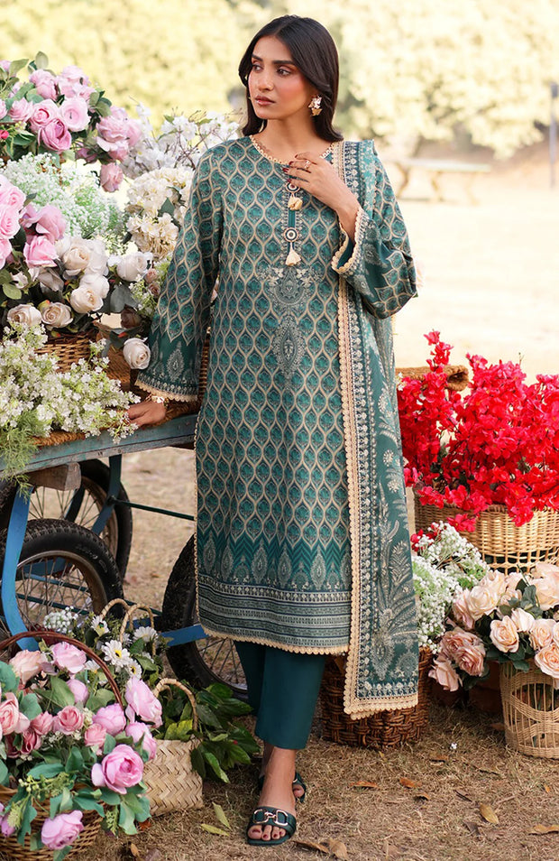 ASIM JOFA PRINTED LAWN ’25 VOL-I – UNSTITCHED 3 PIECE SUIT Summer Collection SKU#AJ30