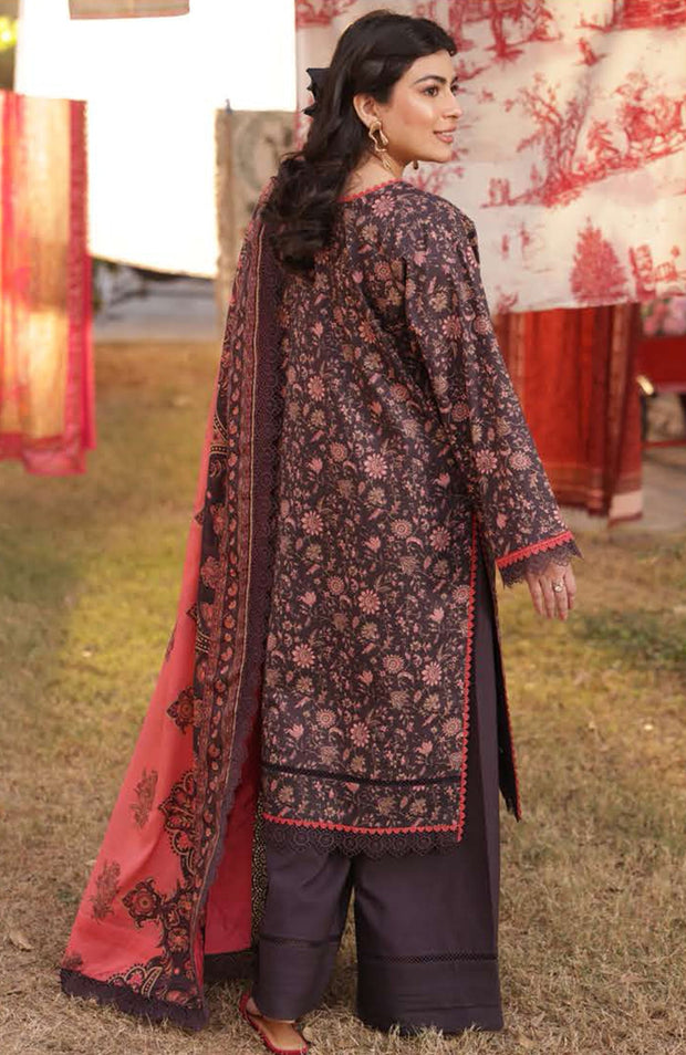 Asimjofa - Asim Jofa Printed Lawn'25 Vol-III Suits Unstitched 3 Piece - Summer Collection - aubranz.com