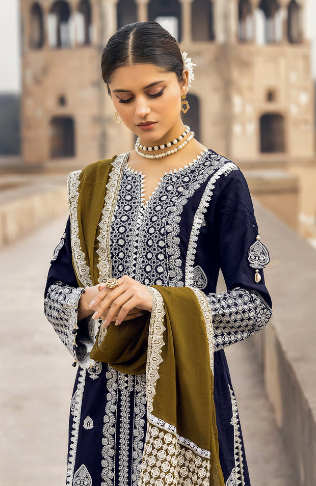 Abtextiles - Zurr By AB Textiles Lawn Collection'24 Unstitched 3 Piece Summer Collection - aubranz.com