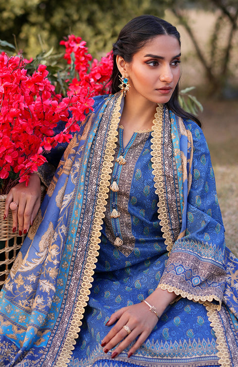 Asimjofa - Asim Jofa Printed Lawn'25 Vol-I Suits Unstitched 3 Piece - Summer Collection - aubranz.com