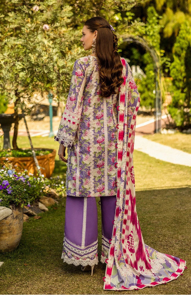 Elaf - Elaf Chikankari Printed Lawn'25 Embroidered Suits Unstitched 3 Piece - Summer Collection - aubranz.com