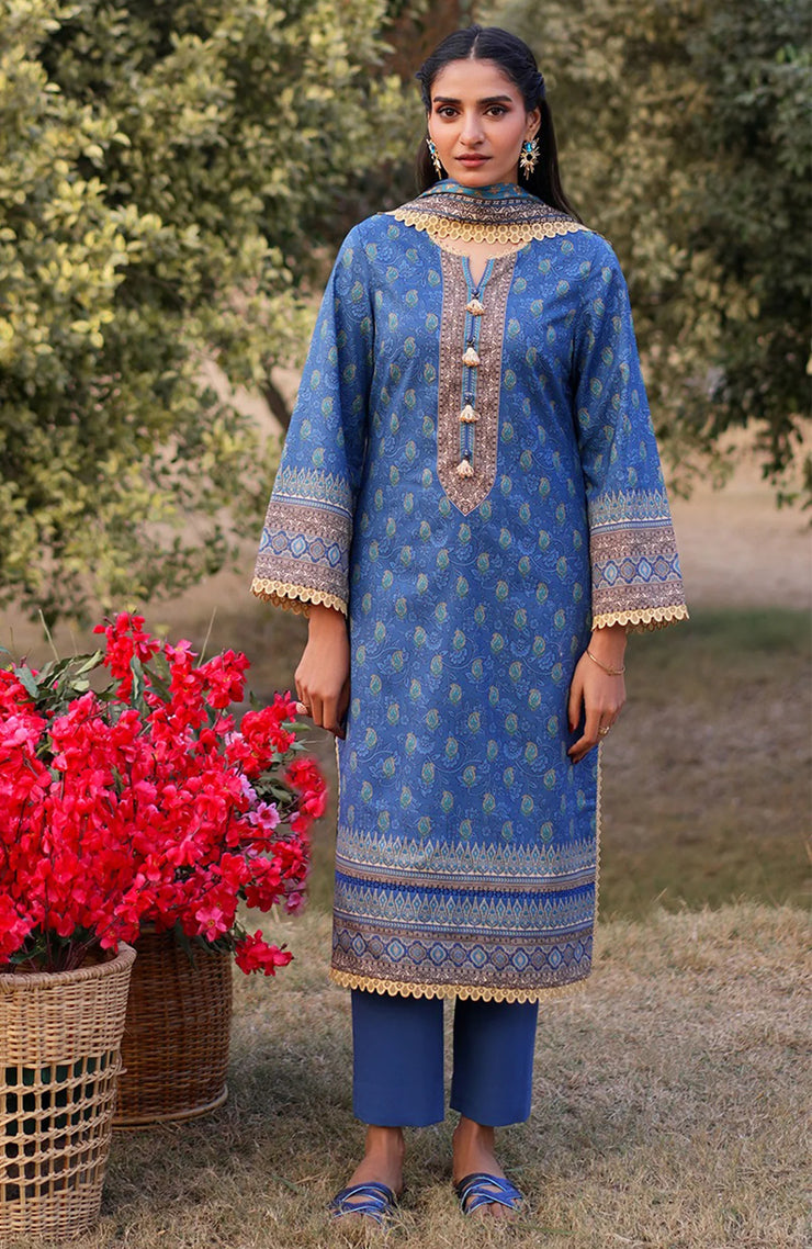 Asim Jofa Printed Lawn ’25 Vol-I – Unstitched 3 Piece Suit