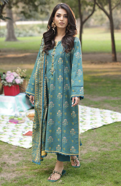 Asimjofa - Asim Jofa Printed Lawn'25 Vol-III Suits Unstitched 3 Piece - Summer Collection - aubranz.com