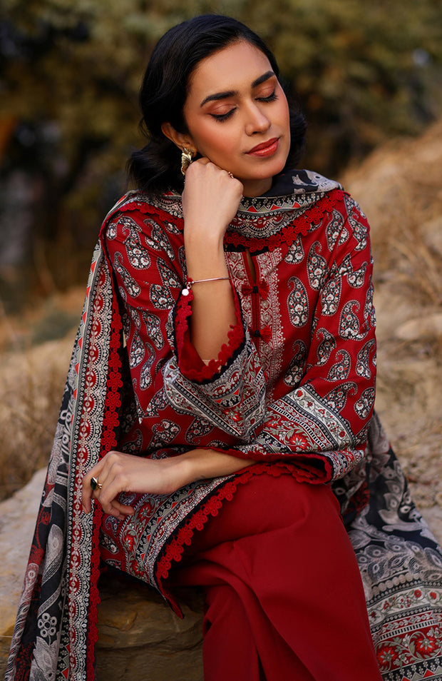 Asimjofa - Asim Jofa Printed Lawn'25 Vol-I Suits Unstitched 3 Piece - Summer Collection - aubranz.com