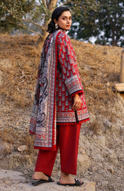 ASIM JOFA PRINTED LAWN ’25 VOL-I – UNSTITCHED 3 PIECE SUIT Summer Collection SKU#AJ33