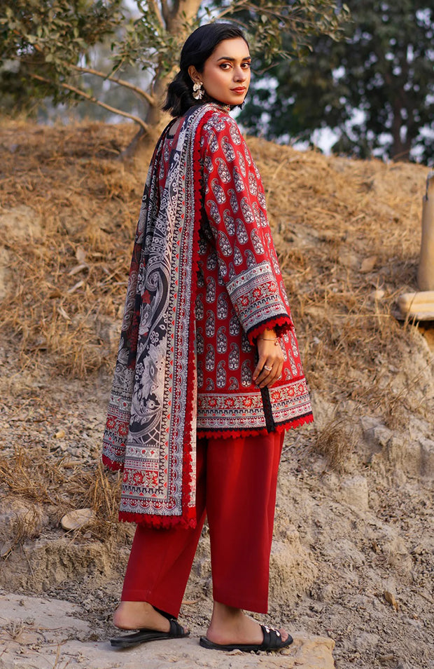 ASIM JOFA PRINTED LAWN ’25 VOL-I – UNSTITCHED 3 PIECE SUIT Summer Collection SKU#AJ33