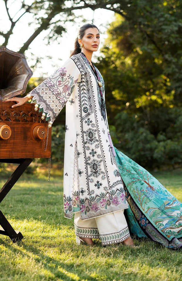 Sadaffawadkhan - SIRAA LAWN'25 BY SADAF FAWAD KHAN EMBROIDERED SUITS UNSTITCHED 3 PIECE -SUMMER COLLECTION - aubranz.com