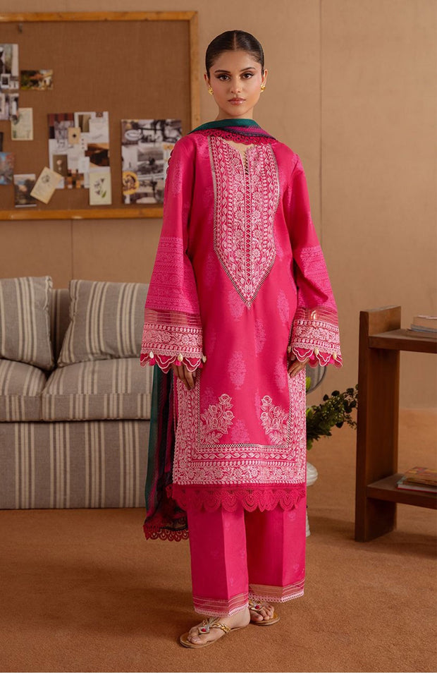 Saira_Rizwan - Laanem SS Lawn'25 By Saira Rizwan Embroidered Suits Unstitched 3 Piece - Summer Collection - aubranz.com