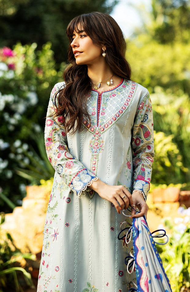 Sadaffawadkhan - SIRAA LAWN'25 BY SADAF FAWAD KHAN EMBROIDERED SUITS UNSTITCHED 3 PIECE -SUMMER COLLECTION - aubranz.com