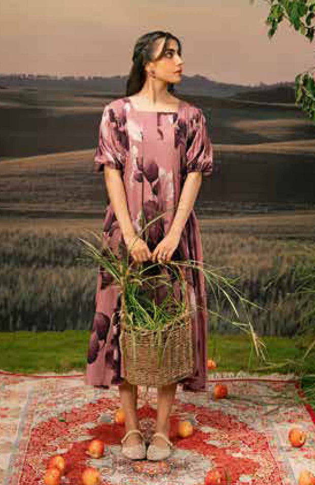 Mariab - M BASIC PRE-FALL CASUAL'25 BY MARIA B PRINTED ARABIC LAWN SUITS UNSTITCHED 3 PIECE - SUMMER COLLECTION - aubranz.com