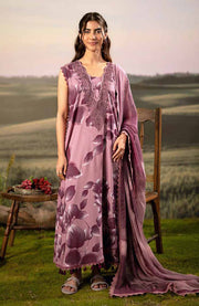 Mariab - M BASIC PRE-FALL CASUAL'25 BY MARIA B PRINTED ARABIC LAWN SUITS UNSTITCHED 3 PIECE - SUMMER COLLECTION - aubranz.com