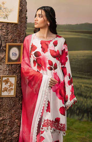 Mariab - M BASIC PRE-FALL CASUAL'25 BY MARIA B PRINTED ARABIC LAWN SUITS UNSTITCHED 3 PIECE - SUMMER COLLECTION - aubranz.com