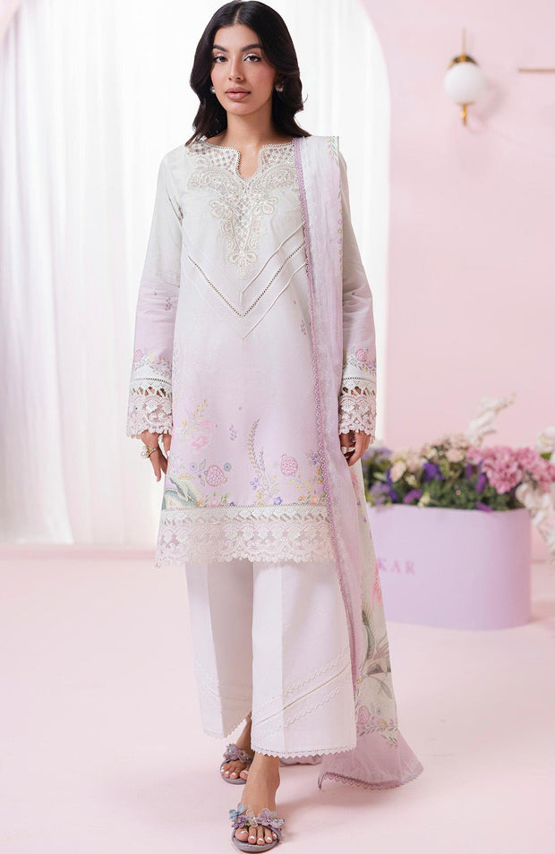 Qalamkar - Q Prints Vol II'25 by Qalamkar Printed Lawn Suits Unstitched 3 Piece - Summer Collection - aubranz.com