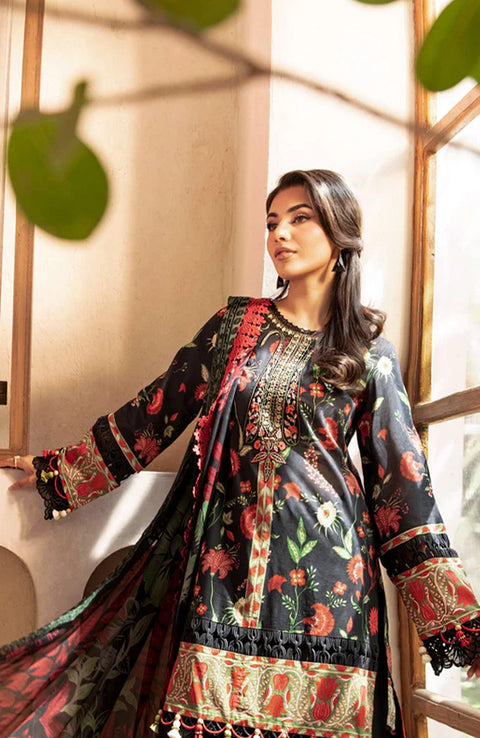 Mariab - M Basic Eid II Collection'25 Printed Lawn Suits Unstitched 3 piece - summer collection - aubranz.com