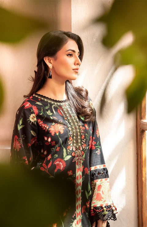 Mariab - M Basic Eid II Collection'25 Printed Lawn Suits Unstitched 3 piece - summer collection - aubranz.com