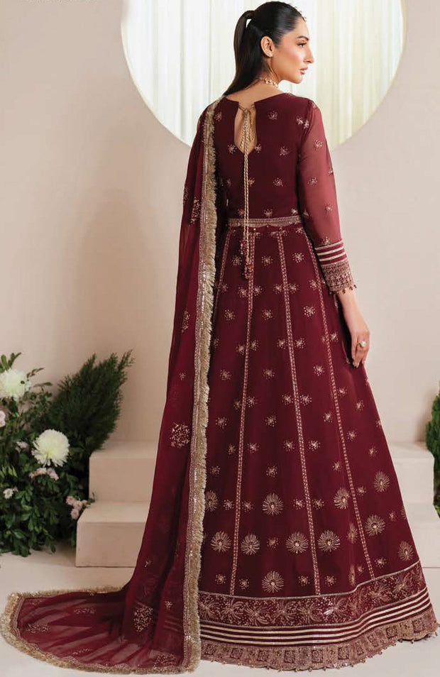 Alizehbybilal - Alizeh Reena Handcrafted Eid Edit'25 Embroidered Chiffon Suits Unstitched 3 Piece - Summer Collection - aubranz.com