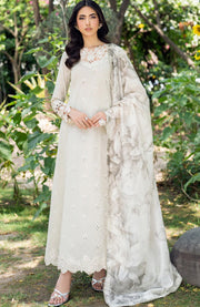 Zarif - Nura Textured Lawn'25 By Zarif Embroidered Suits Unstitched 3 Piece - Summer Collection - aubranz.com