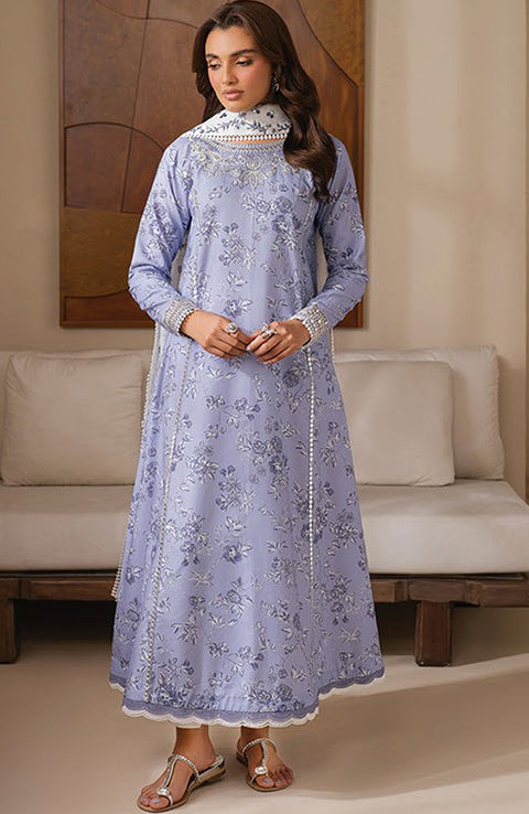 Xenia - Xenia Lawn'25 Embroidered Suits Unstitched 3 Piece - Summer Collection - aubranz.com