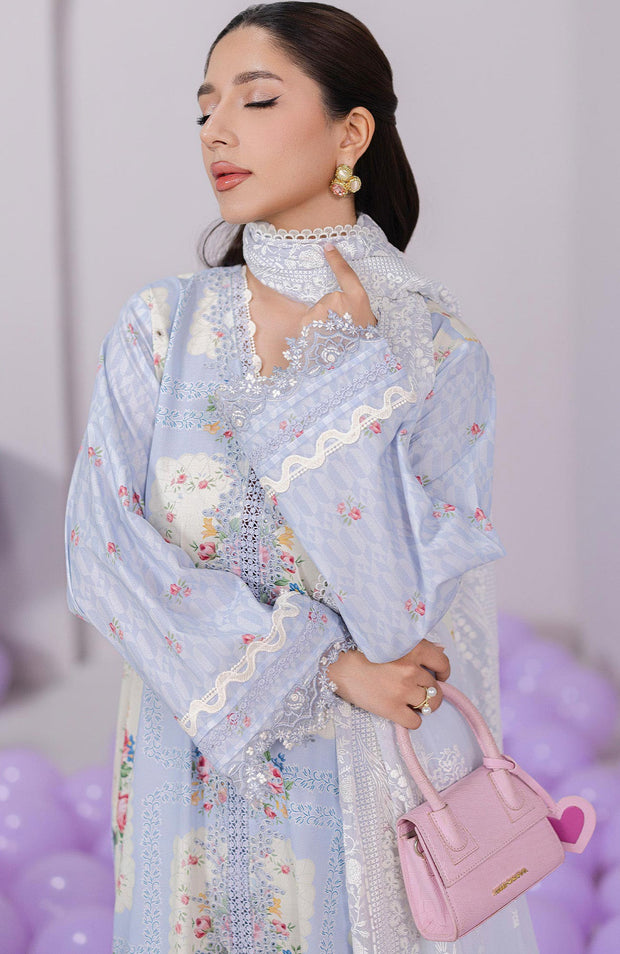 Qalamkar - Q Prints Vol II'25 by Qalamkar Printed Lawn Suits Unstitched 3 Piece - Summer Collection - aubranz.com