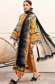 Mariab - M Basic Eid II Collection'25 Printed Lawn Suits Unstitched 3 piece - summer collection - aubranz.com