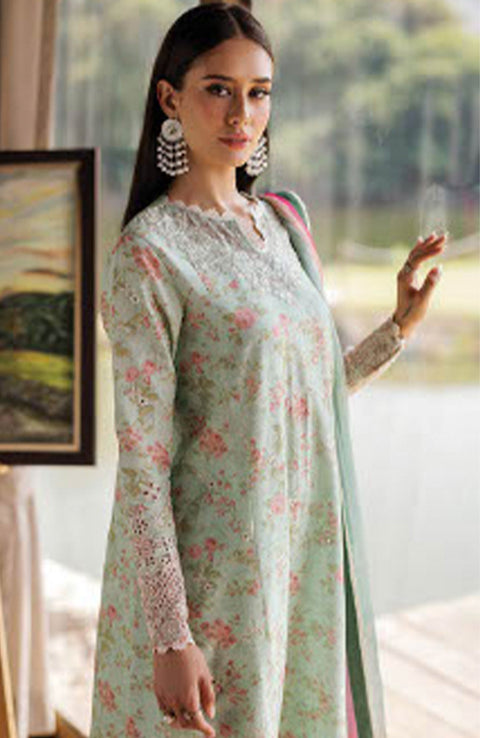 Xenia - Xenia Luxury Lawn'25 Embroidered Suits Unstitched 3 Piece - Summer Collection - aubranz.com