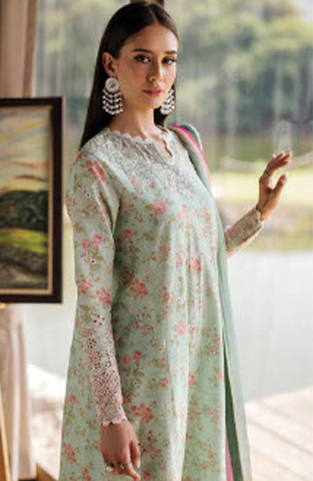 Xenia - Xenia Luxury Lawn'25 Embroidered Suits Unstitched 3 Piece - Summer Collection - aubranz.com