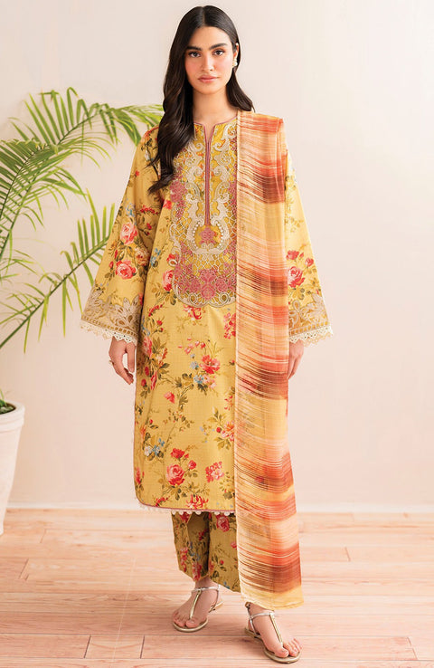 Xenia - XENIA PRINTKARI LAWN'25 EMBROIDERED SUITS UNSTITCHED 3 PIECE - SUMMER COLLECTION - aubranz.com