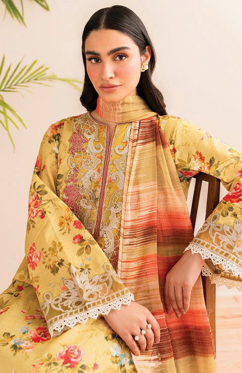 Xenia - XENIA PRINTKARI LAWN'25 EMBROIDERED SUITS UNSTITCHED 3 PIECE - SUMMER COLLECTION - aubranz.com