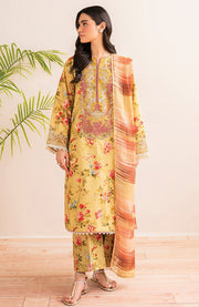 Xenia - XENIA PRINTKARI LAWN'25 EMBROIDERED SUITS UNSTITCHED 3 PIECE - SUMMER COLLECTION - aubranz.com