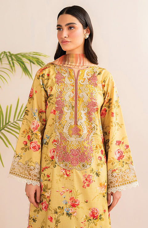 Xenia - XENIA PRINTKARI LAWN'25 EMBROIDERED SUITS UNSTITCHED 3 PIECE - SUMMER COLLECTION - aubranz.com