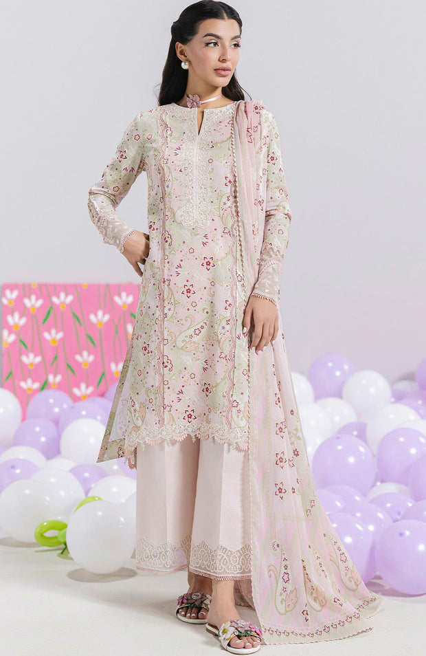 Qalamkar - Q Prints Vol II'25 by Qalamkar Printed Lawn Suits Unstitched 3 Piece - Summer Collection - aubranz.com