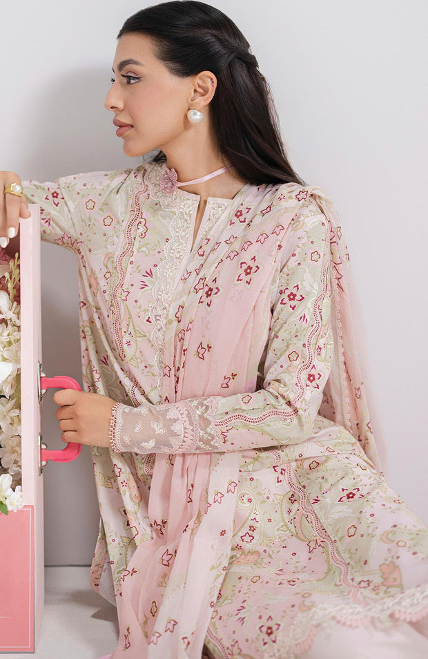 Qalamkar - Q Prints Vol II'25 by Qalamkar Printed Lawn Suits Unstitched 3 Piece - Summer Collection - aubranz.com