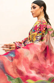 Mariab - M Basic Eid II Collection'25 Printed Lawn Suits Unstitched 3 piece - summer collection - aubranz.com