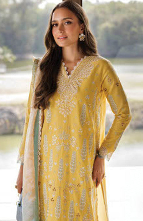 Xenia - Xenia Luxury Lawn'25 Embroidered Suits Unstitched 3 Piece - Summer Collection - aubranz.com