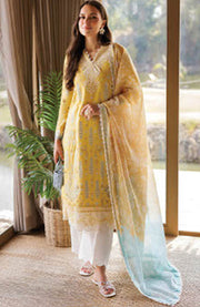 Xenia - Xenia Luxury Lawn'25 Embroidered Suits Unstitched 3 Piece - Summer Collection - aubranz.com