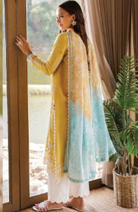 Xenia - Xenia Luxury Lawn'25 Embroidered Suits Unstitched 3 Piece - Summer Collection - aubranz.com