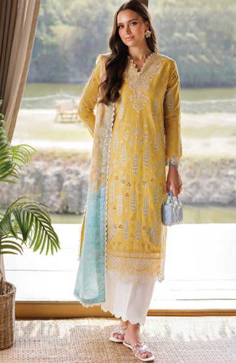Xenia - Xenia Luxury Lawn'25 Embroidered Suits Unstitched 3 Piece - Summer Collection - aubranz.com