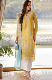 Xenia - Xenia Luxury Lawn'25 Embroidered Suits Unstitched 3 Piece - Summer Collection - aubranz.com