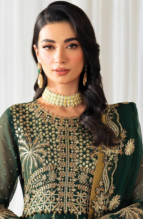 Alizehbybilal - Alizeh celine luxury chiffon'25 Embroidered Suits unstitched 3 piece - formal collection - aubranz.com