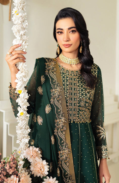 Alizehbybilal - Alizeh celine luxury chiffon'25 Embroidered Suits unstitched 3 piece - formal collection - aubranz.com