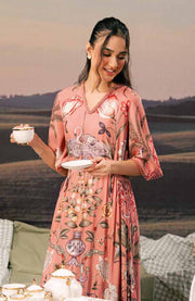 Mariab - M BASIC PRE-FALL CASUAL'25 BY MARIA B PRINTED ARABIC LAWN SUITS UNSTITCHED 3 PIECE - SUMMER COLLECTION - aubranz.com