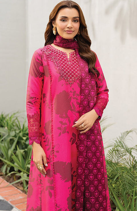 Xenia - Xenia Lawn'25 Embroidered Suits Unstitched 3 Piece - Summer Collection - aubranz.com