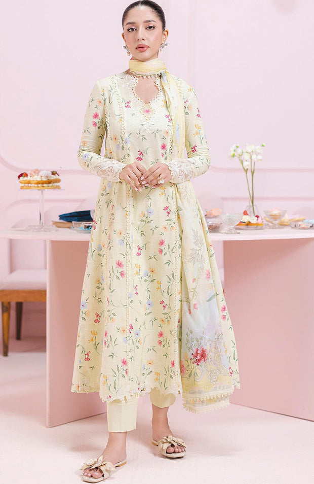 Qalamkar - Q Prints Vol II'25 by Qalamkar Printed Lawn Suits Unstitched 3 Piece - Summer Collection - aubranz.com