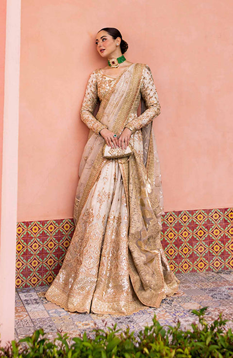 Faizasaqlain - NEORAH – Unstitched Wedding Festive’24 By Faiza Saqlain Unstitched Suit 3 Piece Wedding Formal Collection - aubranz.com