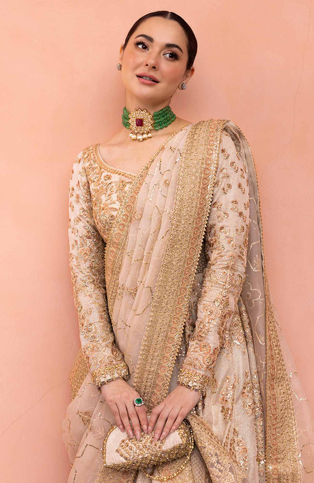 Faizasaqlain - NEORAH – Unstitched Wedding Festive’24 By Faiza Saqlain Unstitched Suit 3 Piece Wedding Formal Collection - aubranz.com