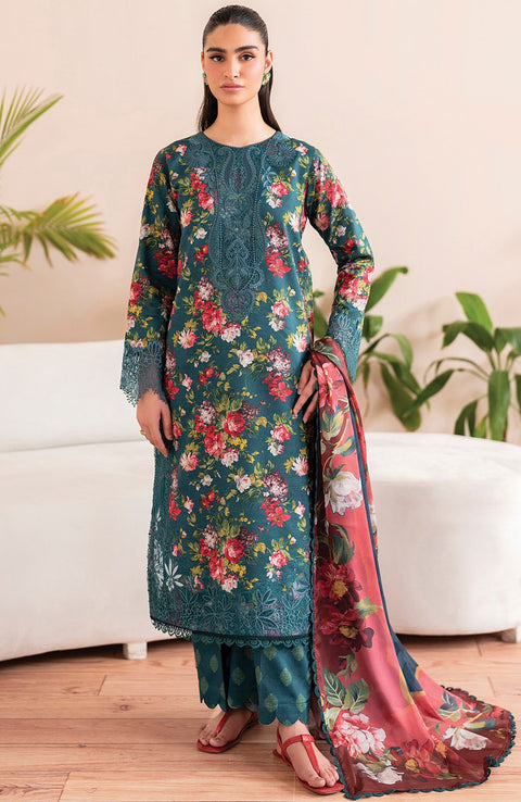 Xenia - XENIA PRINTKARI LAWN'25 EMBROIDERED SUITS UNSTITCHED 3 PIECE - SUMMER COLLECTION - aubranz.com