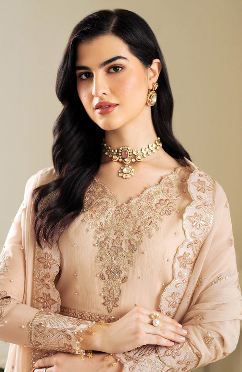 Alizehbybilal - Alizeh celine luxury chiffon'25 Embroidered Suits unstitched 3 piece - formal collection - aubranz.com